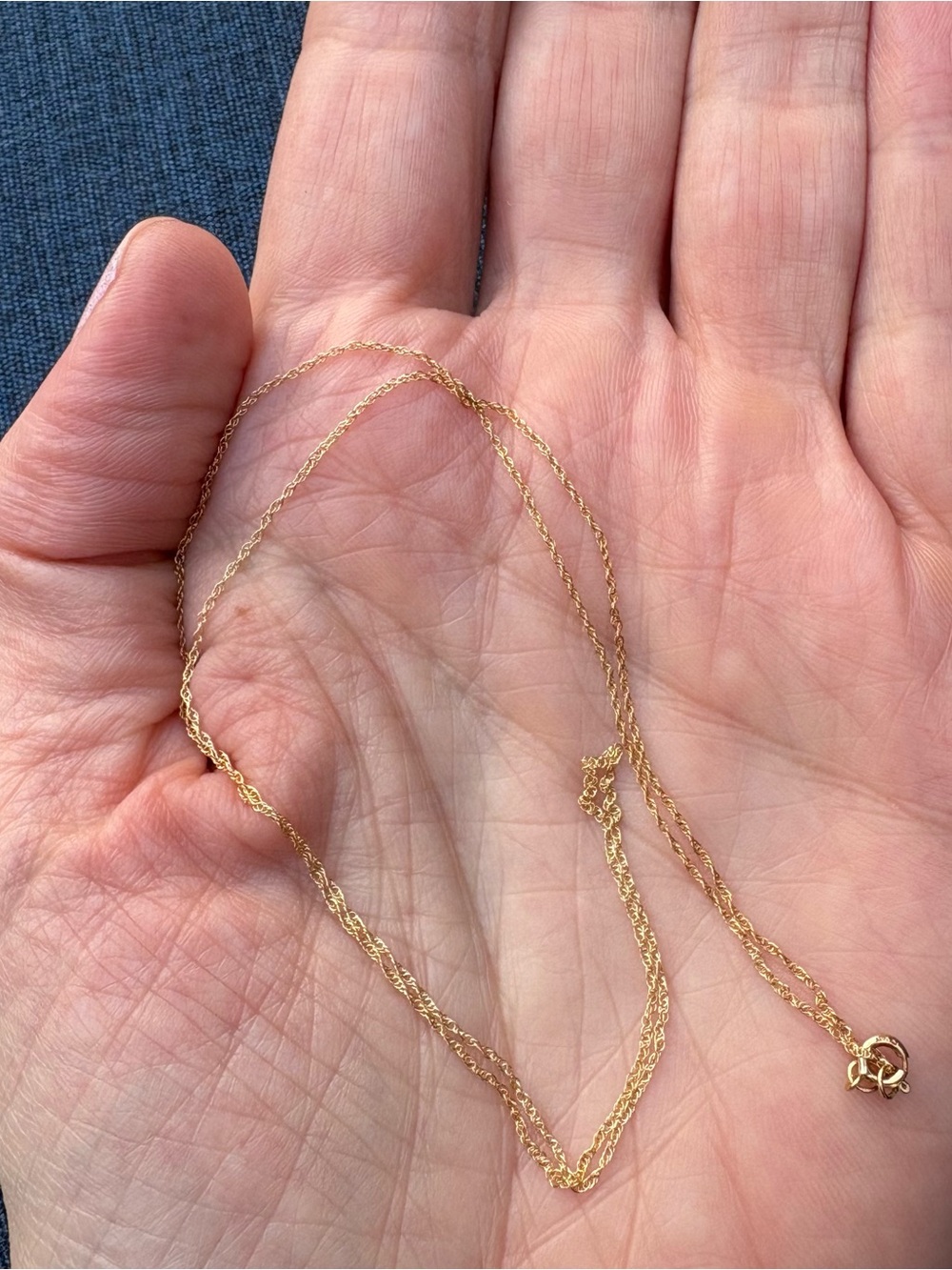 10K Yellow Gold Chain - Picture 4 of 4